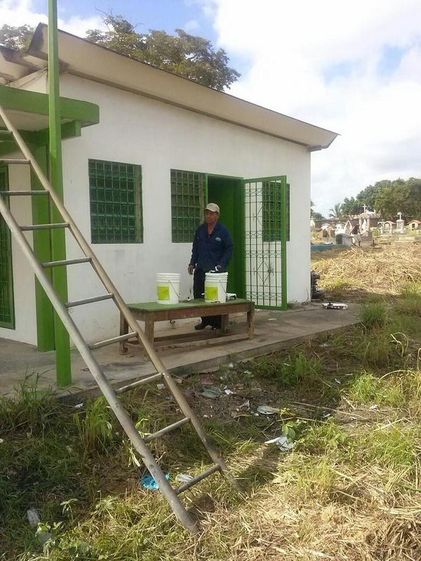 Casanova Sur no escapó de los trabajos de mantenimiento 